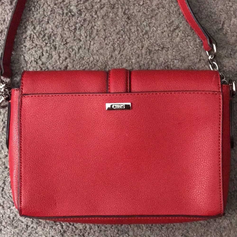 Red Chaps crossbody bag